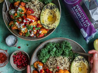GEM® Avocado Curried Cauliflower & Sweet Potato Bowl (@HappySkinKitchen)